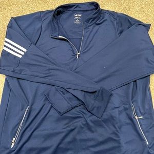 Adidas golf climalite quarter zip polo xl
